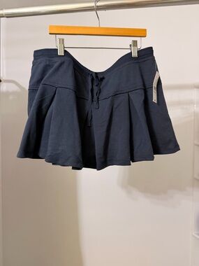 PacSun Navy Blue Flared Skort